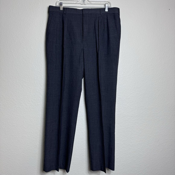 Neil Martin Other - Neil Martin Men's Wool Blend Gray Pleated Pants Made in USA 38x32